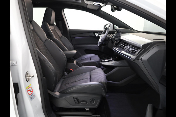Audi Q4 e-tron 35 Launch edition S Competition 55 kWh 170pk | Panoramadak | Elektrisch verstelbare voorstoelen | Warmtepomp | Navigatie | Matrix LED |20'LM-velgen|