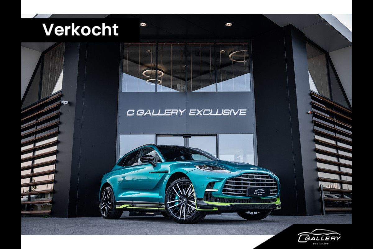 Aston Martin Dbx 4.0 V8 707 - AMR23 | F1-Inspired | Panorama | Keramisch | Elek. Trekhaak Aston Martin Dbx 4.0 V8 707 - AMR23 | F1-Inspired | Panorama | Keramisch | Elek. Trekhaak