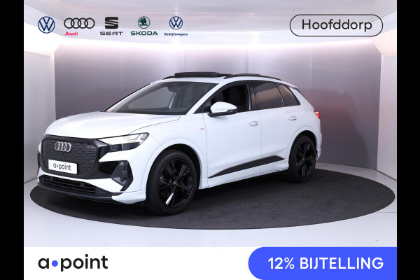 Audi Q4 e-tron 35 Launch edition S Competition 55 kWh 170pk | Panoramadak | Elektrisch verstelbare voorstoelen | Warmtepomp | Navigatie | Matrix LED |20'LM-velgen|