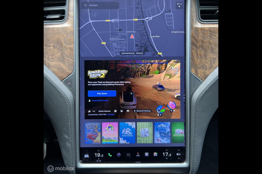 Tesla Model X LONG RANGE PLUS Grijs Trekhaak 6 Zitplaatsen