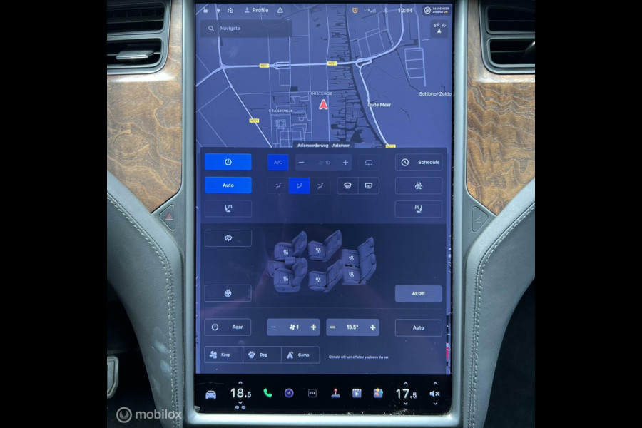 Tesla Model X LONG RANGE PLUS Grijs Trekhaak 6 Zitplaatsen