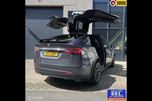 Tesla Model X LONG RANGE PLUS Grijs Trekhaak 6 Zitplaatsen