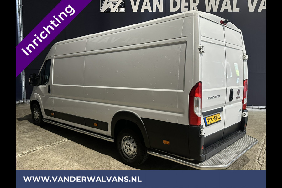Fiat Ducato 3.0 NP CNG 136pk L4H2 Post NL inrichting Euro6 Airco | Camera | Navigatie sidebars, 270 graden achterdeuren, schappen, doorloopdeur