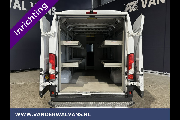 Fiat Ducato 3.0 NP CNG 136pk L4H2 Post NL inrichting Euro6 Airco | Camera | Navigatie sidebars, 270 graden achterdeuren, schappen, doorloopdeur