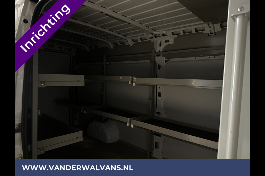 Fiat Ducato 3.0 NP CNG 136pk L4H2 Post NL inrichting Euro6 Airco | Camera | Navigatie sidebars, 270 graden achterdeuren, schappen, doorloopdeur