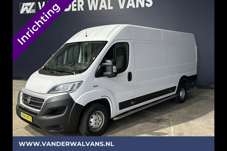 Fiat Ducato 3.0 NP CNG 136pk L4H2 Post NL inrichting Euro6 Airco | Camera | Navigatie sidebars, 270 graden achterdeuren, schappen, doorloopdeur