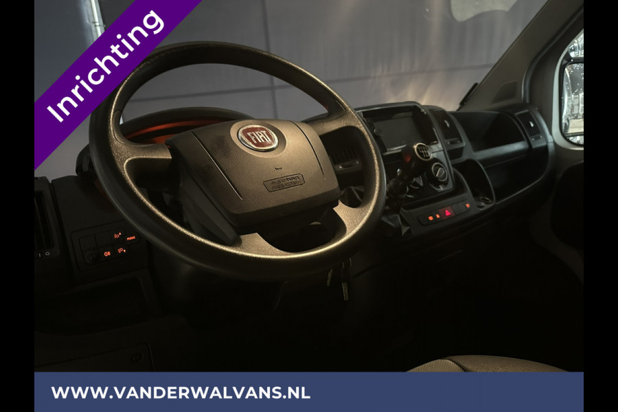 Fiat Ducato 3.0 NP CNG 136pk L4H2 Post NL inrichting Euro6 Airco | Camera | Navigatie sidebars, 270 graden achterdeuren, schappen, doorloopdeur