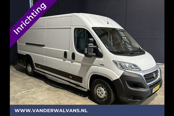 Fiat Ducato 3.0 NP CNG 136pk L4H2 Post NL inrichting Euro6 Airco | Camera | Navigatie sidebars, 270 graden achterdeuren, schappen, doorloopdeur
