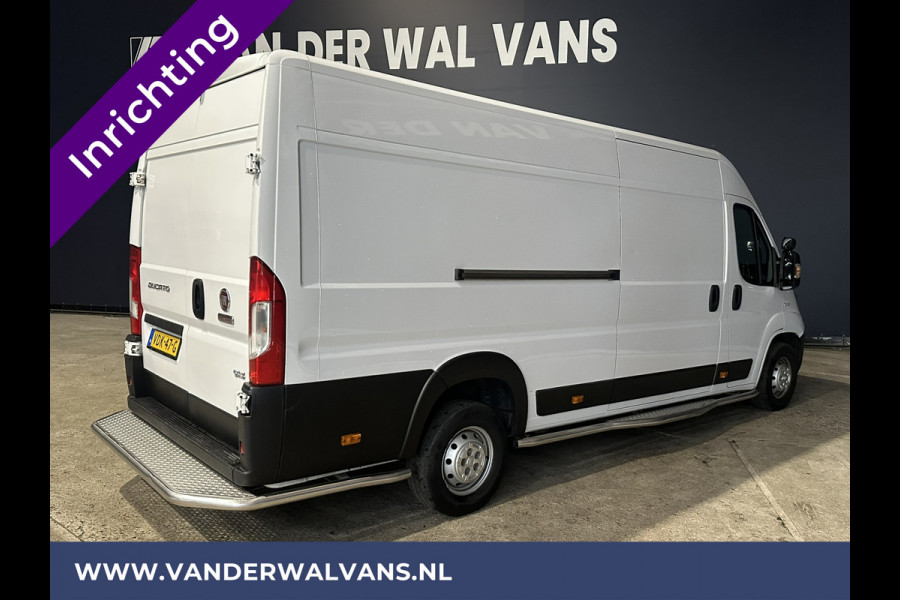 Fiat Ducato 3.0 NP CNG 136pk L4H2 Post NL inrichting Euro6 Airco | Camera | Navigatie sidebars, 270 graden achterdeuren, schappen, doorloopdeur