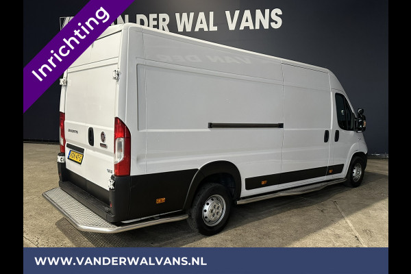 Fiat Ducato 3.0 NP CNG 136pk L4H2 Post NL inrichting Euro6 Airco | Camera | Navigatie sidebars, 270 graden achterdeuren, schappen, doorloopdeur