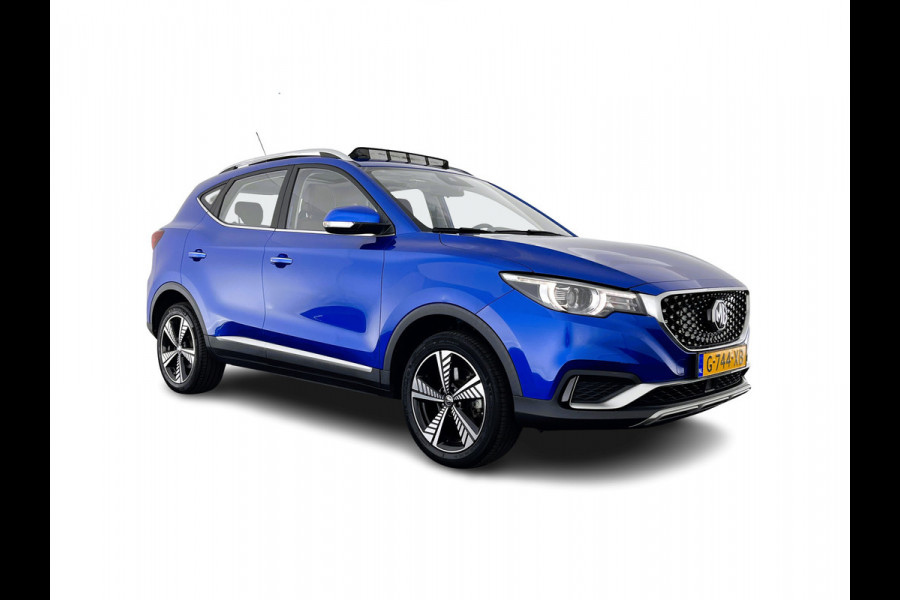 MG Mg Zs EV Luxury 45 kWh (INCL-BTW) *PANO | FULL-LEATHER | CCS-FASTLOADER | KEYLESS | NAVI-FULLMAP | ADAPTIVE-CRUISE | CAMERA | HEATED-SPORT-SEATS | CARPLAY | BLINDSPOT | DAB | LANE-ASSIST | 17"ALU*