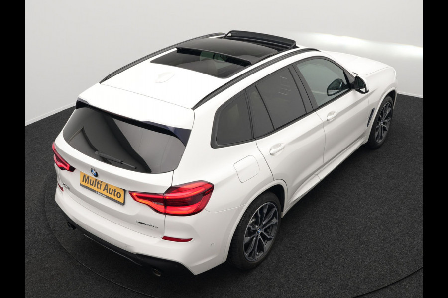 BMW X3 xDrive30e M Sport Shadow Plug In Hybrid 293pk Dealer O.H PHEV | Panodak | Luxe Lederen Sportstoelen | Head Up | 20"L.M | Keyless | Sfeerverlichting | Camera | Apple Carplay |