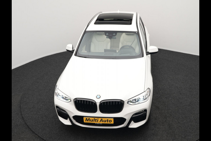 BMW X3 xDrive30e M Sport Shadow Plug In Hybrid 293pk Dealer O.H PHEV | Panodak | Luxe Lederen Sportstoelen | Head Up | 20"L.M | Keyless | Sfeerverlichting | Camera | Apple Carplay |