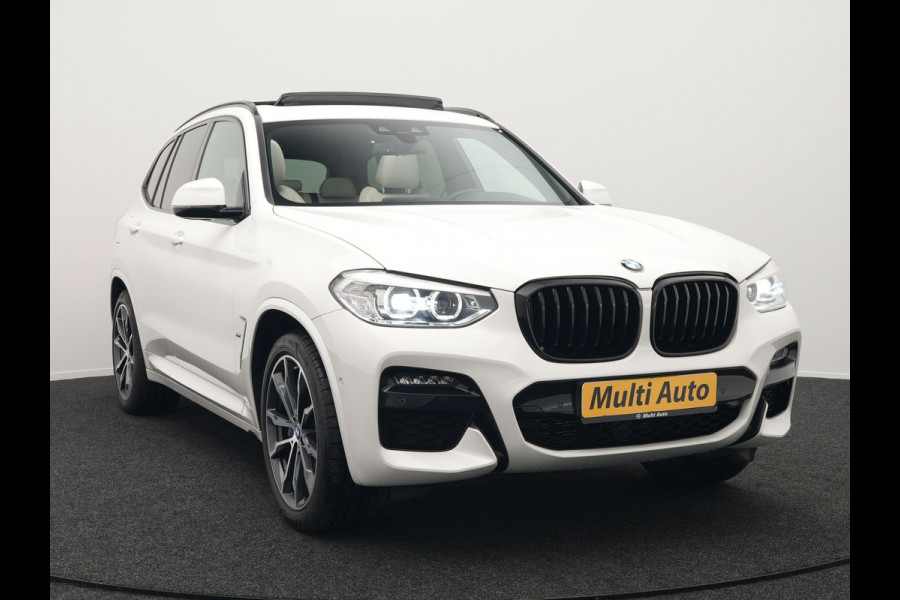 BMW X3 xDrive30e M Sport Shadow Plug In Hybrid 293pk Dealer O.H PHEV | Panodak | Luxe Lederen Sportstoelen | Head Up | 20"L.M | Keyless | Sfeerverlichting | Camera | Apple Carplay |