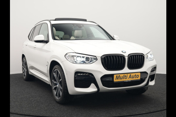 BMW X3 xDrive30e M Sport Shadow Plug In Hybrid 293pk Dealer O.H PHEV | Panodak | Luxe Lederen Sportstoelen | Head Up | 20"L.M | Keyless | Sfeerverlichting | Camera | Apple Carplay |