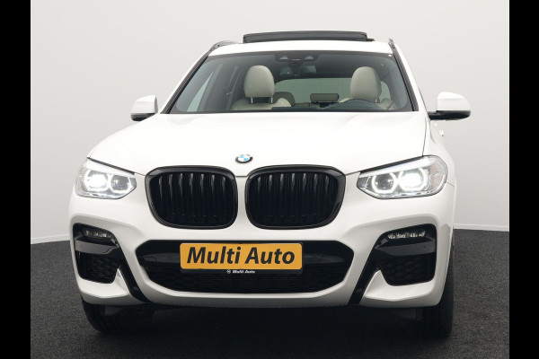 BMW X3 xDrive30e M Sport Shadow Plug In Hybrid 293pk Dealer O.H PHEV | Panodak | Luxe Lederen Sportstoelen | Head Up | 20"L.M | Keyless | Sfeerverlichting | Camera | Apple Carplay |