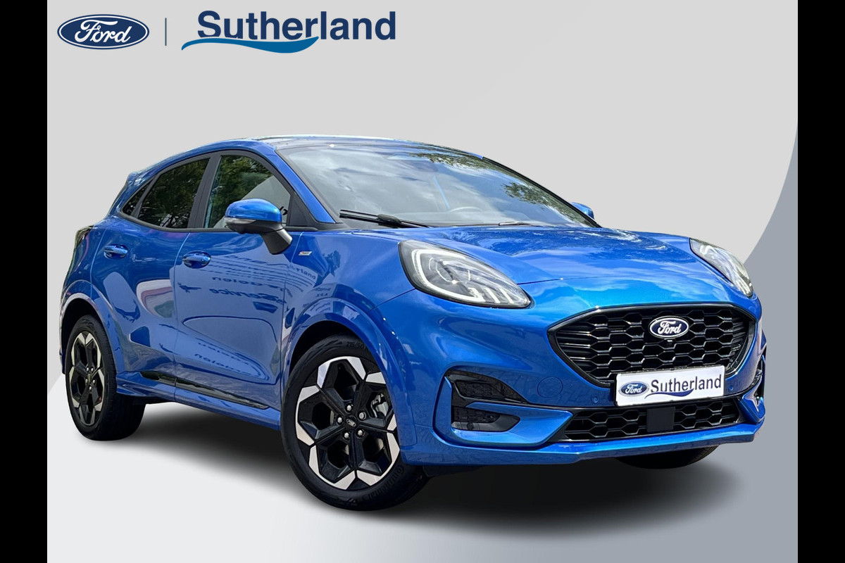 Ford Puma 1.0 EcoBoost Hybrid ST-Line X 155pk Automaat | Panoramadak | Afneembare trekhaak | Winter Pack | Adaptive cruise control | 360 graden camera | Bang&Olufsen | Elektrsiche achterklep | Matrix LED Ford Puma 1.0 EcoBoost Hybrid ST-Line X 155pk Automaat | Panoramadak | Afneembare trekhaak | Winter Pack | Adaptive cruise control | 360 graden camera | Bang&Olufsen | Elektrsiche achterklep | Matrix LED