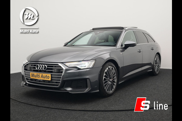 Audi A6 Avant 55 TFSI e Quattro S Line Plug In Hybrid 367pk PHEV | Panodak | Adaptive Cruise | Virtual | 19"L.M | Sportstoelen Verwarmd | 19"L.M  | Camera | Parkeerassistent |