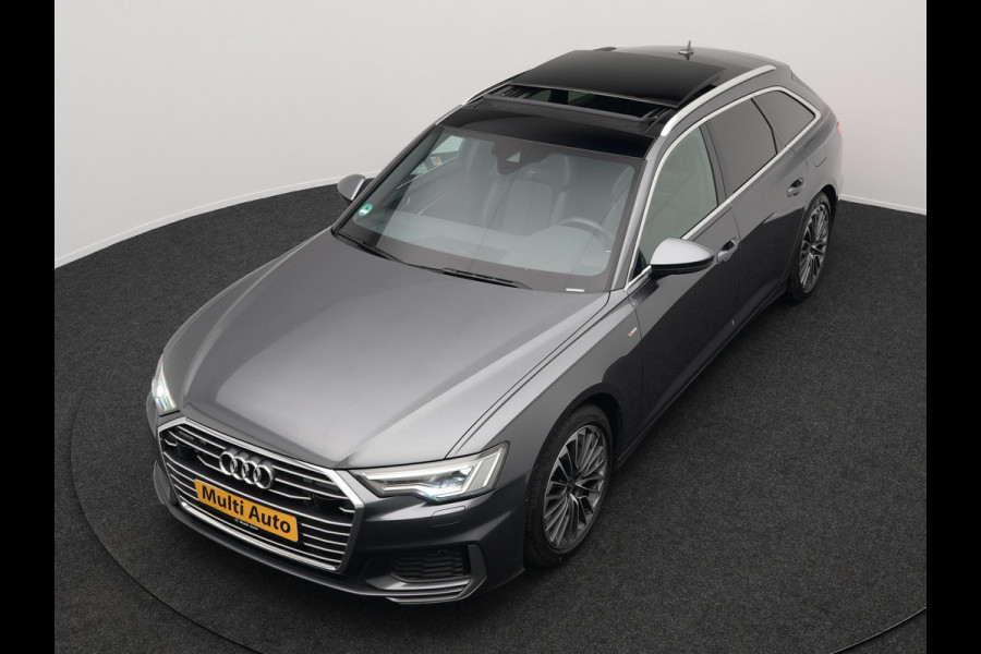 Audi A6 Avant 55 TFSI e Quattro S Line Plug In Hybrid 367pk PHEV | Panodak | Adaptive Cruise | Virtual | 19"L.M | Sportstoelen Verwarmd | 19"L.M  | Camera | Parkeerassistent |
