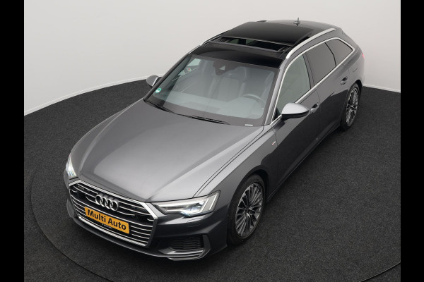 Audi A6 Avant 55 TFSI e Quattro S Line Plug In Hybrid 367pk PHEV | Panodak | Adaptive Cruise | Virtual | 19"L.M | Sportstoelen Verwarmd | 19"L.M  | Camera | Parkeerassistent |