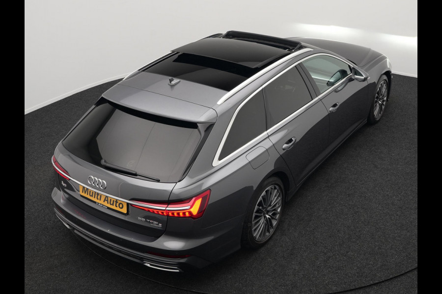 Audi A6 Avant 55 TFSI e Quattro S Line Plug In Hybrid 367pk PHEV | Panodak | Adaptive Cruise | Virtual | 19"L.M | Sportstoelen Verwarmd | 19"L.M  | Camera | Parkeerassistent |