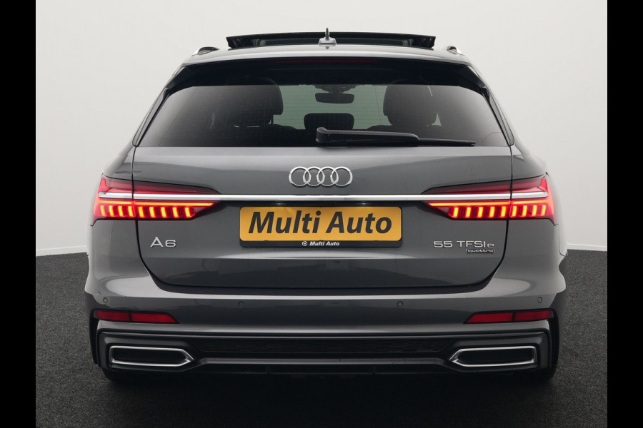 Audi A6 Avant 55 TFSI e Quattro S Line Plug In Hybrid 367pk PHEV | Panodak | Adaptive Cruise | Virtual | 19"L.M | Sportstoelen Verwarmd | 19"L.M  | Camera | Parkeerassistent |
