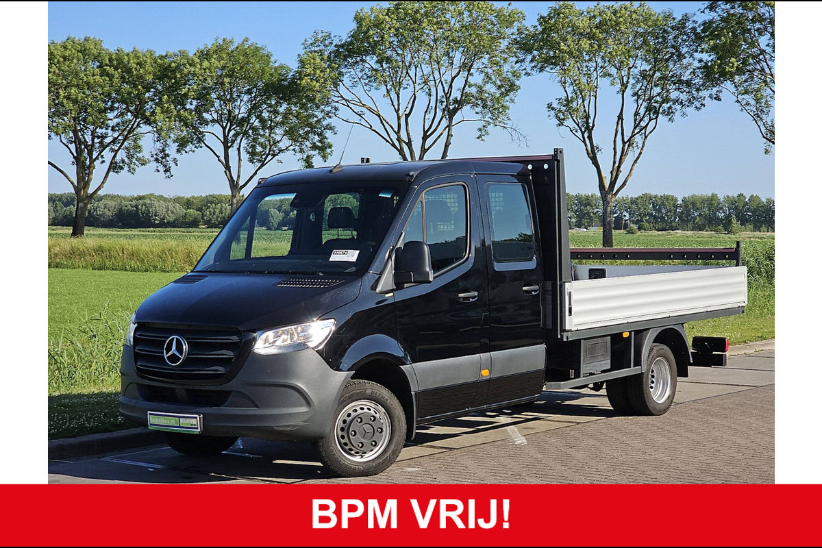 Mercedes-Benz Sprinter 516 2.2 CDI L3 DC EURO VI-D Open-Laadbak Airco Dubbellucht 3.5T-Trekhaak Euro6 163Pk B-Rijbewijs! Mercedes-Benz Sprinter 516 2.2 CDI L3 DC EURO VI-D Open-Laadbak Airco Dubbellucht 3.5T-Trekhaak Euro6 163Pk B-Rijbewijs!