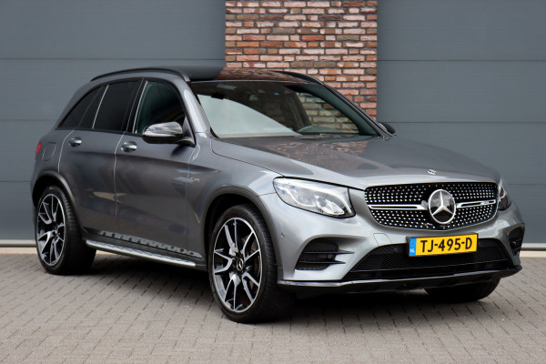 Mercedes-Benz GLC AMG 43 4MATIC | Luchtvering | Distronic+ | Memory | Panoramadak | Head-Up | Burmester | Stoelventilatie | Surround Camera | Nightpakket | Keyless-Go |