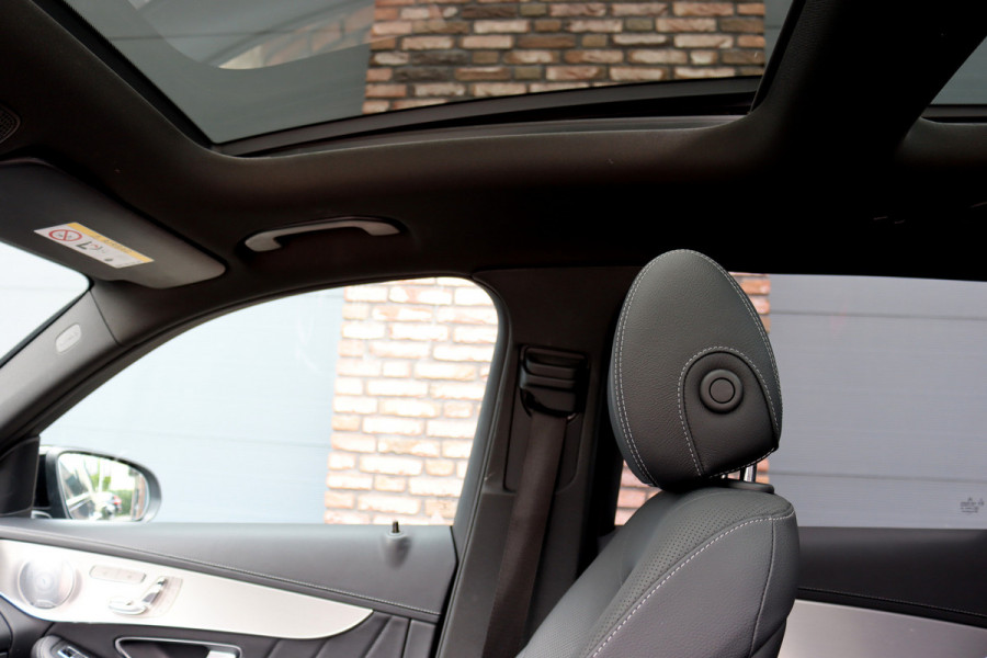 Mercedes-Benz GLC AMG 43 4MATIC | Luchtvering | Distronic+ | Memory | Panoramadak | Head-Up | Burmester | Stoelventilatie | Surround Camera | Nightpakket | Keyless-Go |
