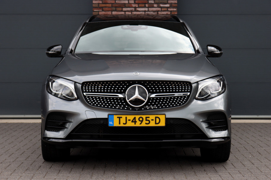 Mercedes-Benz GLC AMG 43 4MATIC | Luchtvering | Distronic+ | Memory | Panoramadak | Head-Up | Burmester | Stoelventilatie | Surround Camera | Nightpakket | Keyless-Go |