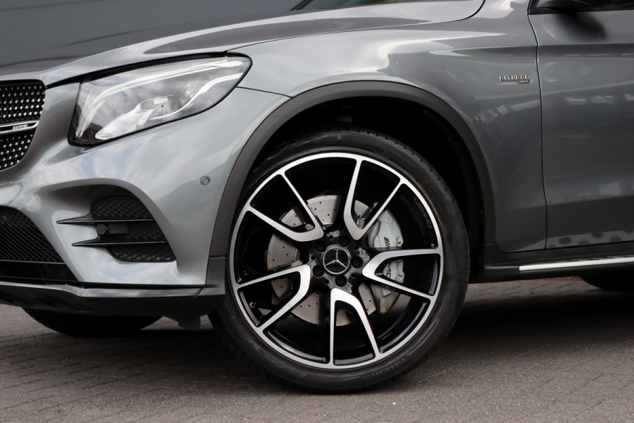 Mercedes-Benz GLC AMG 43 4MATIC | Luchtvering | Distronic+ | Memory | Panoramadak | Head-Up | Burmester | Stoelventilatie | Surround Camera | Nightpakket | Keyless-Go |