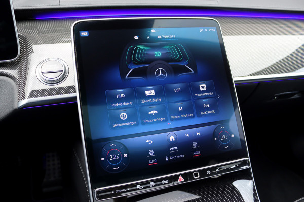 Mercedes-Benz S-Klasse 580 e 4MATIC Lang AMG Line | Airmatic | Chauffeurspakket | Achterasbesturing | Augmented HUD | Distronic+ | Burmester | Exclusief Nappa Leder | 3D-Display | Vlakkenverwarming |