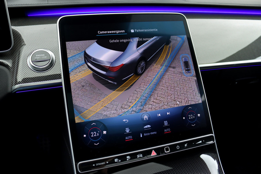 Mercedes-Benz S-Klasse 580 e 4MATIC Lang AMG Line | Airmatic | Chauffeurspakket | Achterasbesturing | Augmented HUD | Distronic+ | Burmester | Exclusief Nappa Leder | 3D-Display | Vlakkenverwarming |