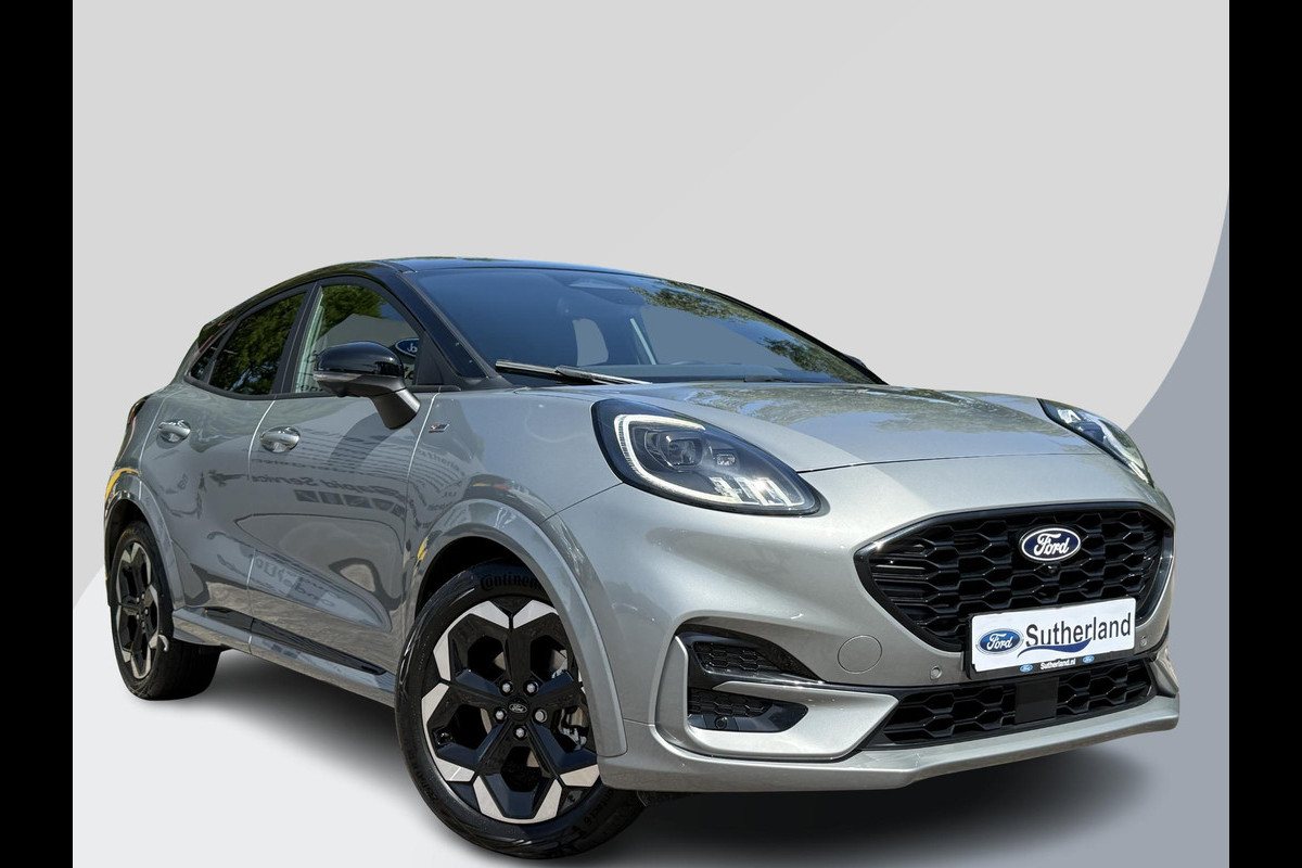 Ford Puma 1.0 EcoBoost Hybrid ST-Line X 125pk | Afneembare trekhaak | Adaptive cruise control | 360graden camera | Winter Pack | Dodehoekdetectie | Half Leder | Bang&Olufsen audio Ford Puma 1.0 EcoBoost Hybrid ST-Line X 125pk | Afneembare trekhaak | Adaptive cruise control | 360graden camera | Winter Pack | Dodehoekdetectie | Half Leder | Bang&Olufsen audio