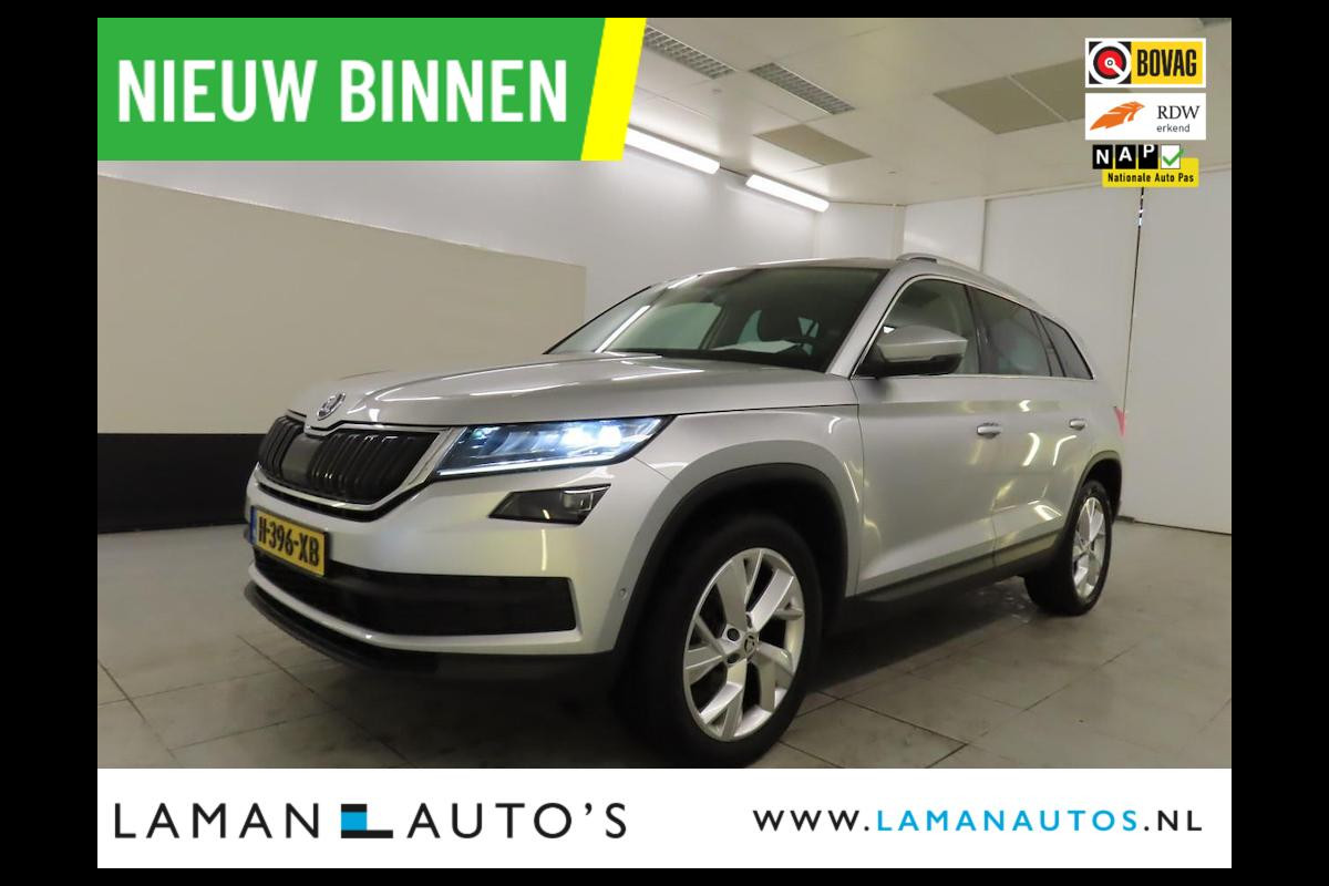 Škoda Kodiaq 1.5 TSI 150pk DSG Business Edition Plus Aut. | Panorama Open dak Virtual 360 Camera Leder/Alcantara CarPlay Columbus Canton ECC Škoda Kodiaq 1.5 TSI 150pk DSG Business Edition Plus Aut. | Panorama Open dak Virtual 360 Camera Leder/Alcantara CarPlay Columbus Canton ECC