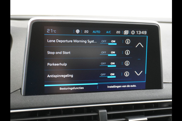 Peugeot 3008 1.6-E-THP 165PK AUT. Navi Adapt-Cruise Apple Carplay Android 1/2 Leer 18" Ecc 360°Camera Trekhaak PDC Elek.Achterklep DAB Connec Led Keyless Lane Departure Privacy Glas Regen-Lichtsensor Pack Drive Assist Pack City 1 Bluetooth Lmv 18" €40.000 Nieuwprijs Origineel Nederlandse auto