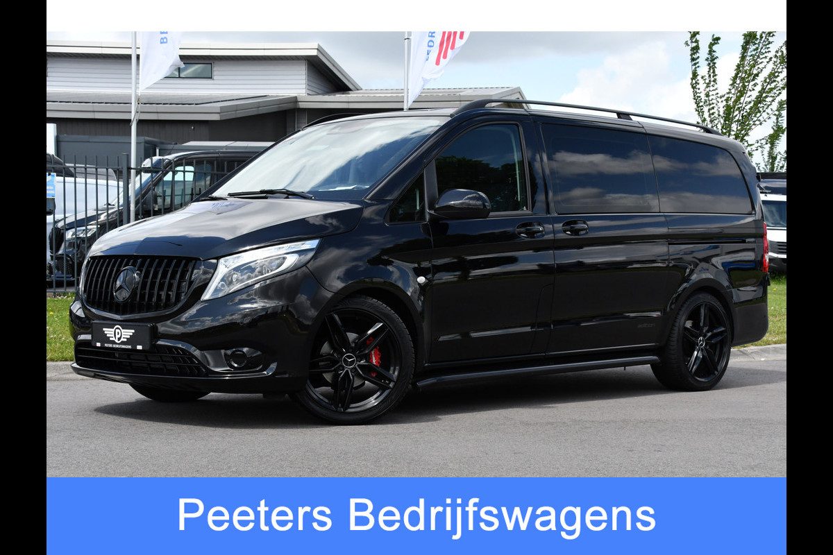 Mercedes-Benz Vito 114 CDI Lang DC Black Edition Camera, Cruise, Carplay, 190PK, Automaat, 2 x Schuifdeur, Leder, LED, Uniek! Mercedes-Benz Vito 114 CDI Lang DC Black Edition Camera, Cruise, Carplay, 190PK, Automaat, 2 x Schuifdeur, Leder, LED, Uniek!