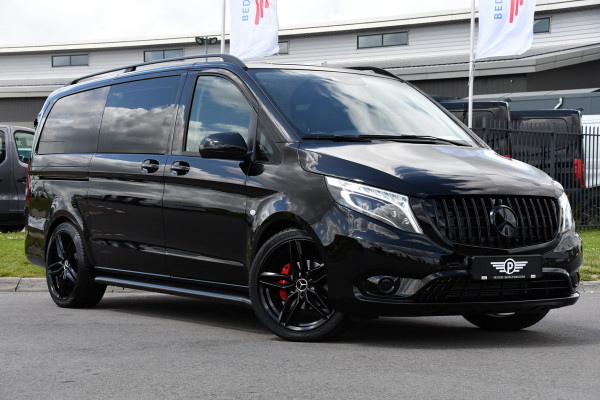 Mercedes-Benz Vito 114 CDI Lang DC Black Edition Camera, Cruise, Carplay, 190PK, Automaat, 2 x Schuifdeur, Leder, LED, Uniek!