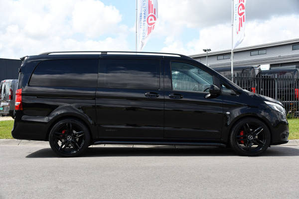 Mercedes-Benz Vito 114 CDI Lang DC Black Edition Camera, Cruise, Carplay, 190PK, Automaat, 2 x Schuifdeur, Leder, LED, Uniek!
