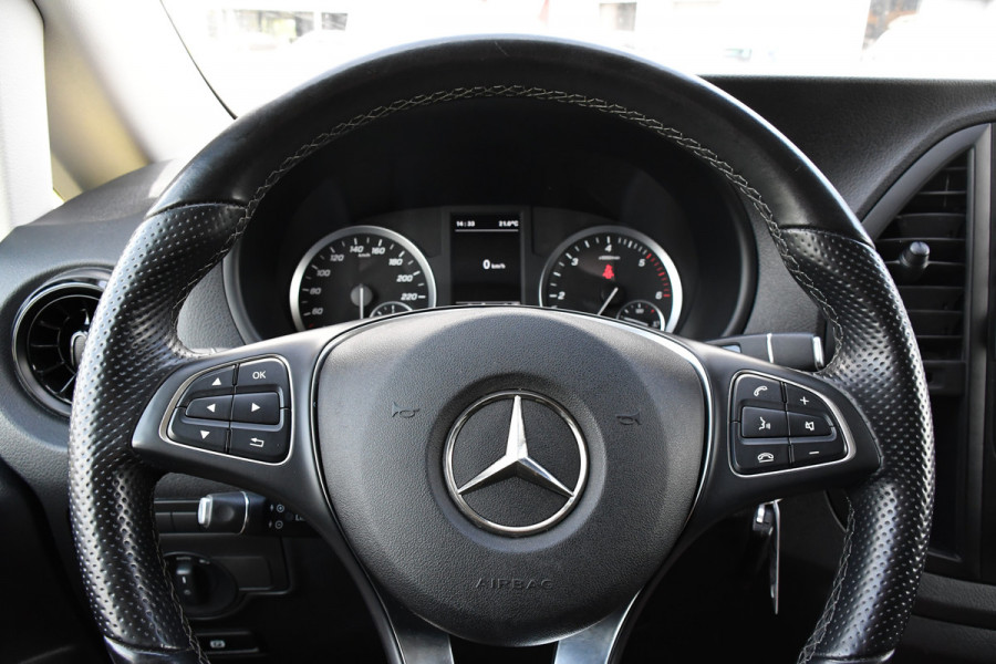 Mercedes-Benz Vito 114 CDI Lang DC Black Edition Camera, Cruise, Carplay, 190PK, Automaat, 2 x Schuifdeur, Leder, LED, Uniek!