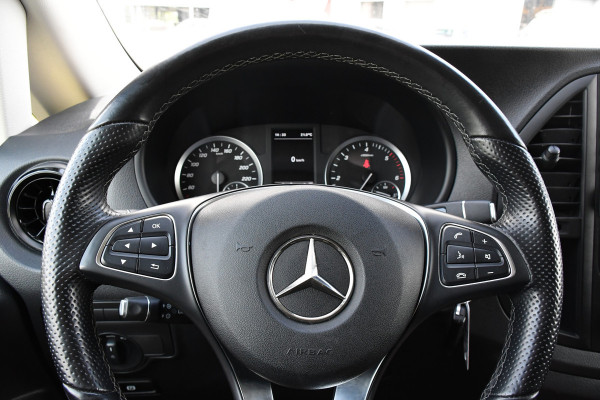 Mercedes-Benz Vito 114 CDI Lang DC Black Edition Camera, Cruise, Carplay, 190PK, Automaat, 2 x Schuifdeur, Leder, LED, Uniek!