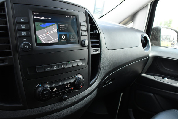 Mercedes-Benz Vito 114 CDI Lang DC Black Edition Camera, Cruise, Carplay, 190PK, Automaat, 2 x Schuifdeur, Leder, LED, Uniek!