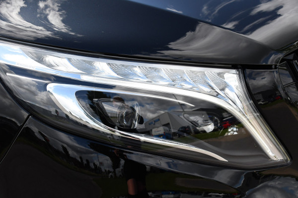 Mercedes-Benz Vito 114 CDI Lang DC Black Edition Camera, Cruise, Carplay, 190PK, Automaat, 2 x Schuifdeur, Leder, LED, Uniek!