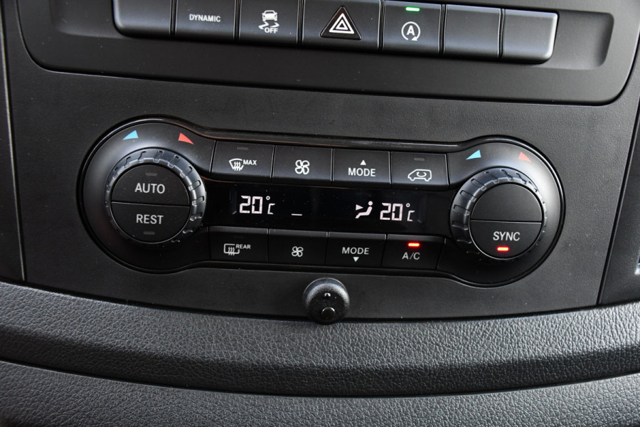 Mercedes-Benz Vito 114 CDI Lang DC Black Edition Camera, Cruise, Carplay, 190PK, Automaat, 2 x Schuifdeur, Leder, LED, Uniek!