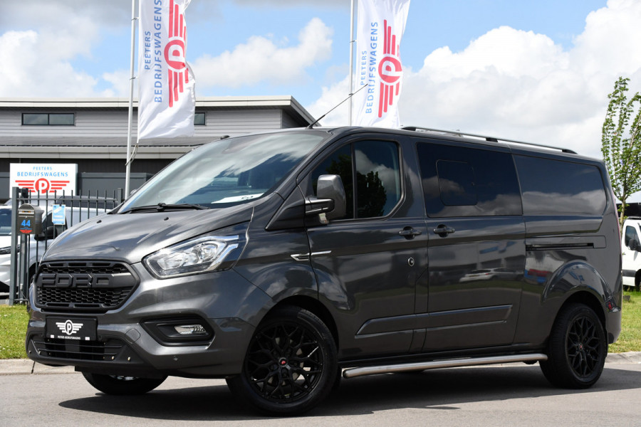 Ford Transit Custom 320 2.0 TDCI L2H1 Raptor Edition DC Limited Camera, Cruise, Sensoren, 130PK, Automaat, Multimedia, Stoelverwarming, 2 x Schuifdeur, Uniek!