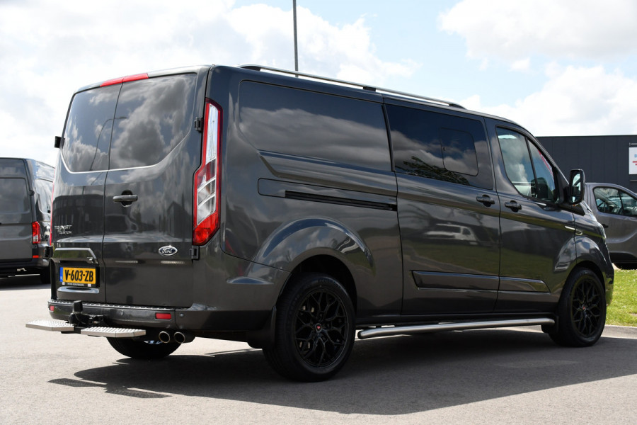 Ford Transit Custom 320 2.0 TDCI L2H1 Raptor Edition DC Limited Camera, Cruise, Sensoren, 130PK, Automaat, Multimedia, Stoelverwarming, 2 x Schuifdeur, Uniek!