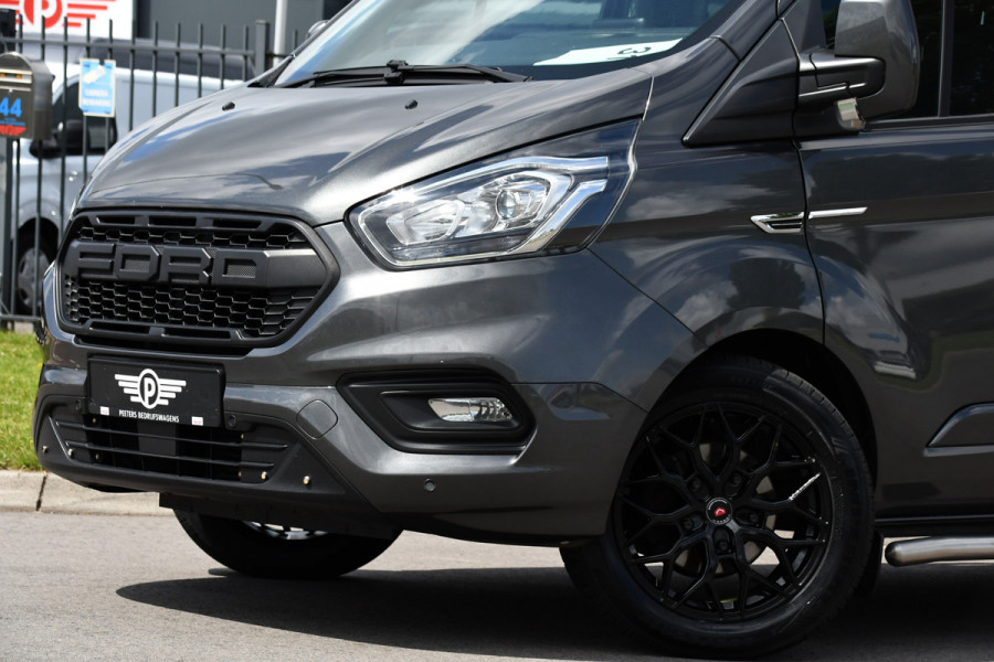 Ford Transit Custom 320 2.0 TDCI L2H1 Raptor Edition DC Limited Camera, Cruise, Sensoren, 130PK, Automaat, Multimedia, Stoelverwarming, 2 x Schuifdeur, Uniek!