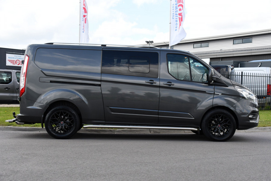 Ford Transit Custom 320 2.0 TDCI L2H1 Raptor Edition DC Limited Camera, Cruise, Sensoren, 130PK, Automaat, Multimedia, Stoelverwarming, 2 x Schuifdeur, Uniek!