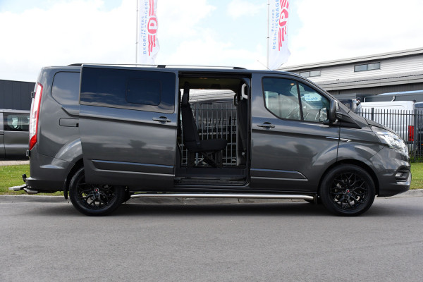 Ford Transit Custom 320 2.0 TDCI L2H1 Raptor Edition DC Limited Camera, Cruise, Sensoren, 130PK, Automaat, Multimedia, Stoelverwarming, 2 x Schuifdeur, Uniek!