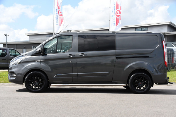 Ford Transit Custom 320 2.0 TDCI L2H1 Raptor Edition DC Limited Camera, Cruise, Sensoren, 130PK, Automaat, Multimedia, Stoelverwarming, 2 x Schuifdeur, Uniek!